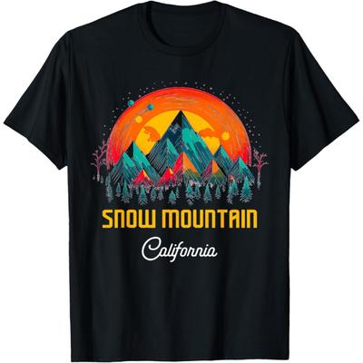 Snow Mountain California T-Shirt(1)
