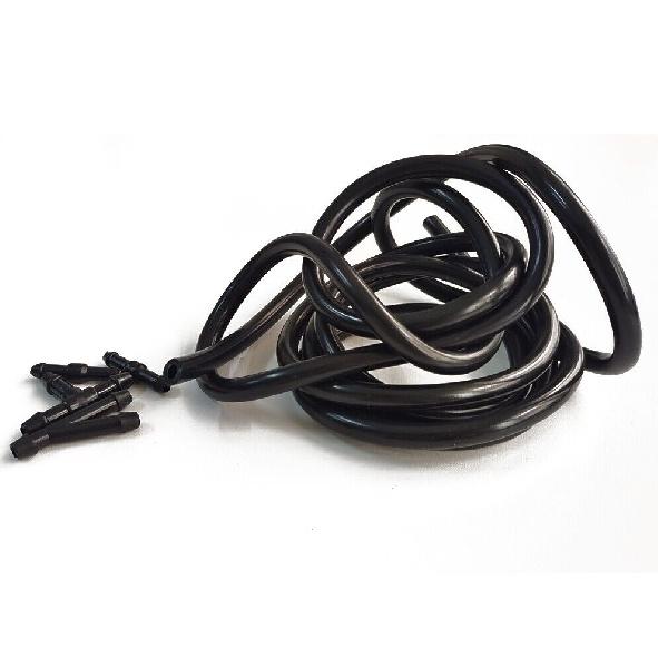 2M Windshield Wiper Washer Nozzle Hose Kit Universal Fluid Tube Pipe W/Connector