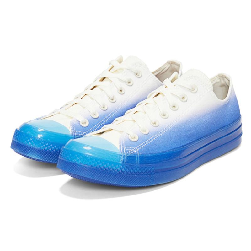 Converse Chuck Taylor Seasonal Comfortable and Versatile Low-Top Espadrilles Unisex Blue & White