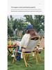 Ultralight Aluminum Folding Kermit Chair with Table for Outdoor Camping and Leisure Travel
