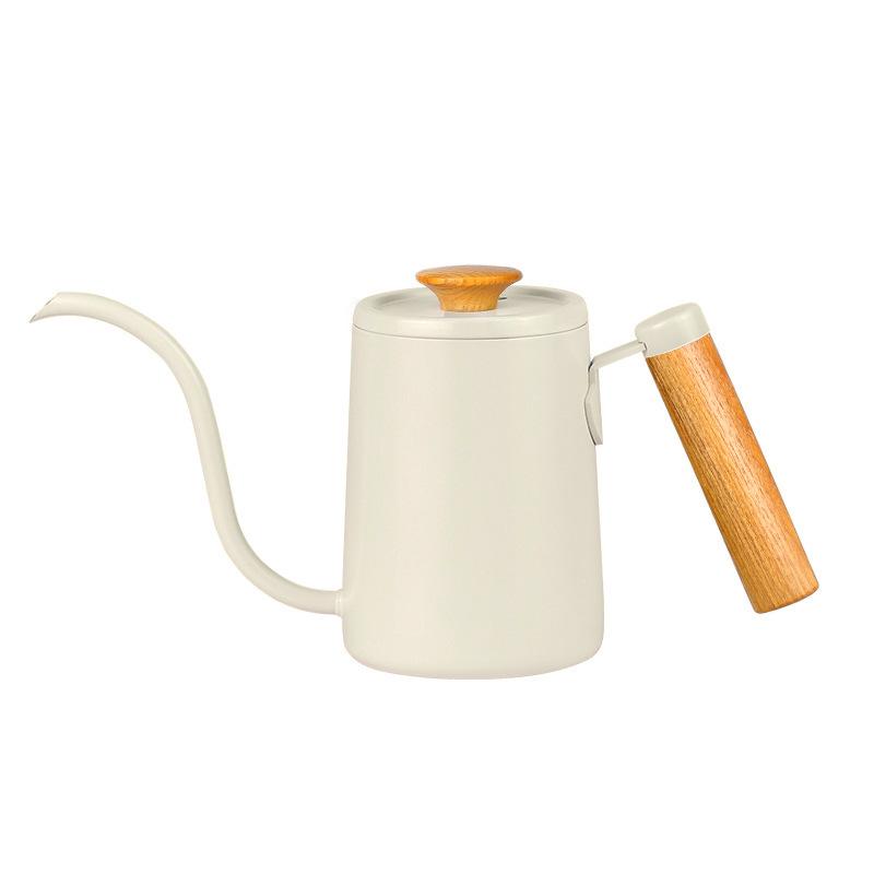 With Siphon Kettle Gooseneck Coffee Solid Wood Handle