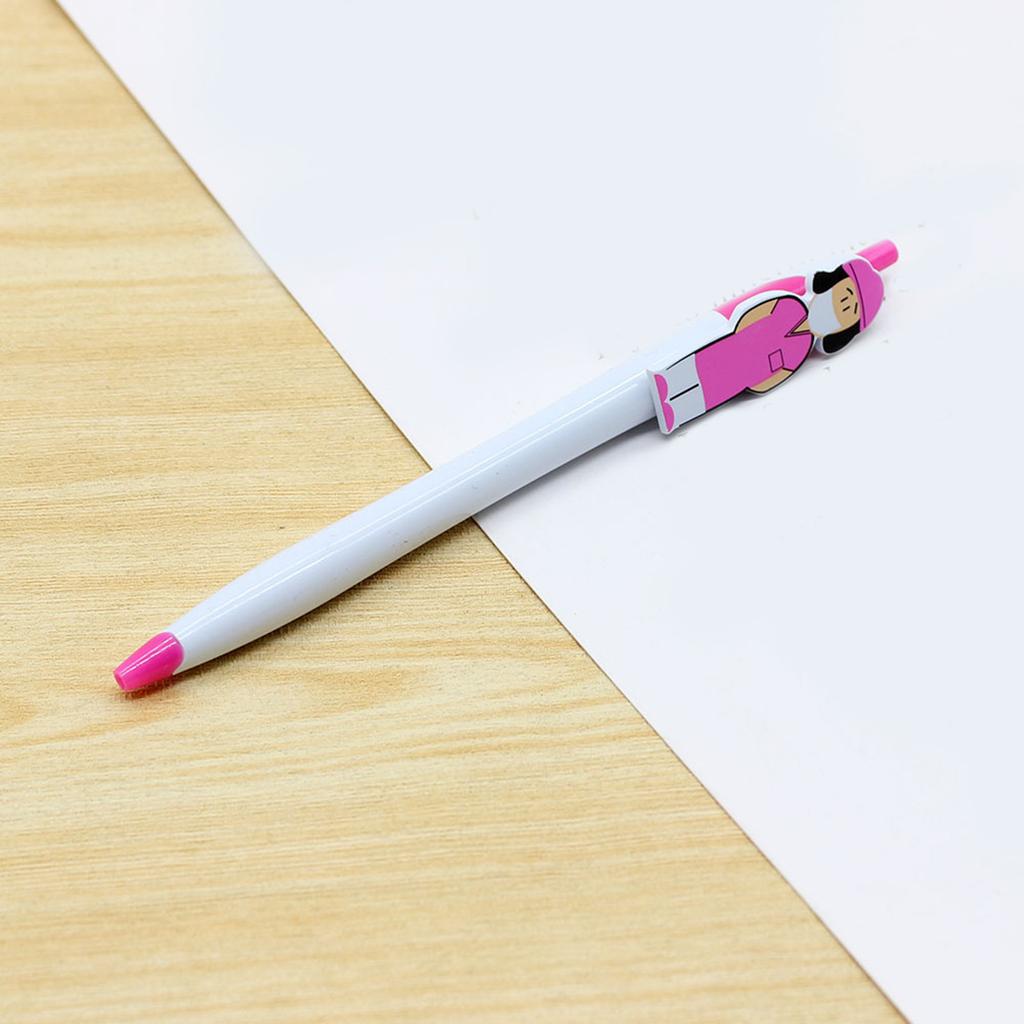 7Pcs Retractable Ballpoint Pen Doctor Nurse Ballpoint Pen Write Smoothly Novelty Writing Pens for Hospital School Office