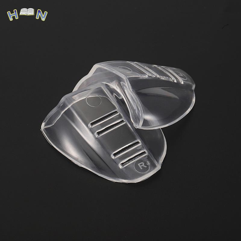 2Pcs Eye Flexible Clear Shields Side Safety Goggles Glasses Universal Anti Fog