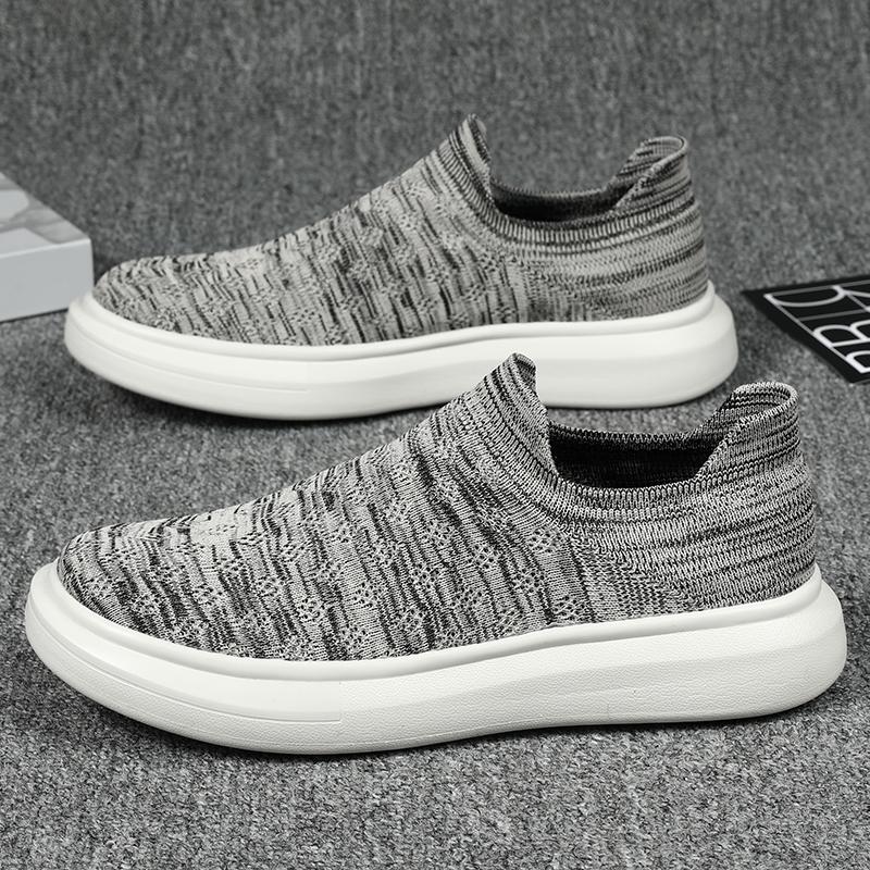 Hot Sale Black Casual Sneakers Men Sock Running Shoes Breathable Women's Sports Sneaker Outdoor Tennis Men Slip-On Footwear