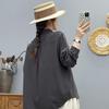 2025 Fall Collection: Korean-Style Embroidered Cotton Long Sleeve Casual Shirt
