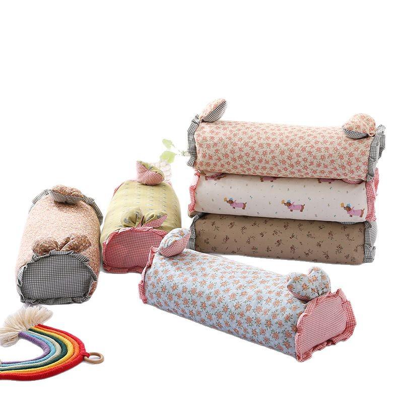 Pure Cotton Cartoon Buckwheat Pillow - Breathable, Sweat-Absorbent, Herbal Core, Removable & Washable Cover, Ideal for Kids & Students.