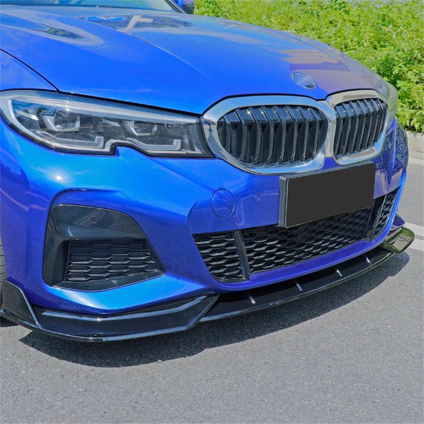 Front Lip Spoiler Bumper Blade for BMW 3 Series G20 G21 G28 2019-2022 Lower Splitter Diffuser M Pack Car Body Kit Accessories