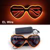 Hot Sale Luminous Neon Glasses With Lights LED Eyeglasses Bar Rave Parties Props Glowing Glasses Festival Club Supplies