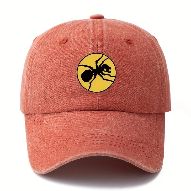 Cappellino da Baseball Ant Stampato Taglia Regolabile Unisex con Visiera Curva Cappello alla Moda e Versatile per Esterno Leggero Cappello Protezione Solare