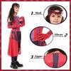 Hot-selling New Halloween Children's Wanda Vision Crimson Witch Set