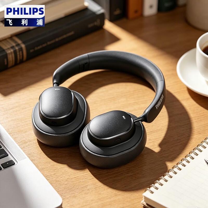 Philips TAH5519 Over-Ear Bluetooth Noise-Cancelling Headphones
