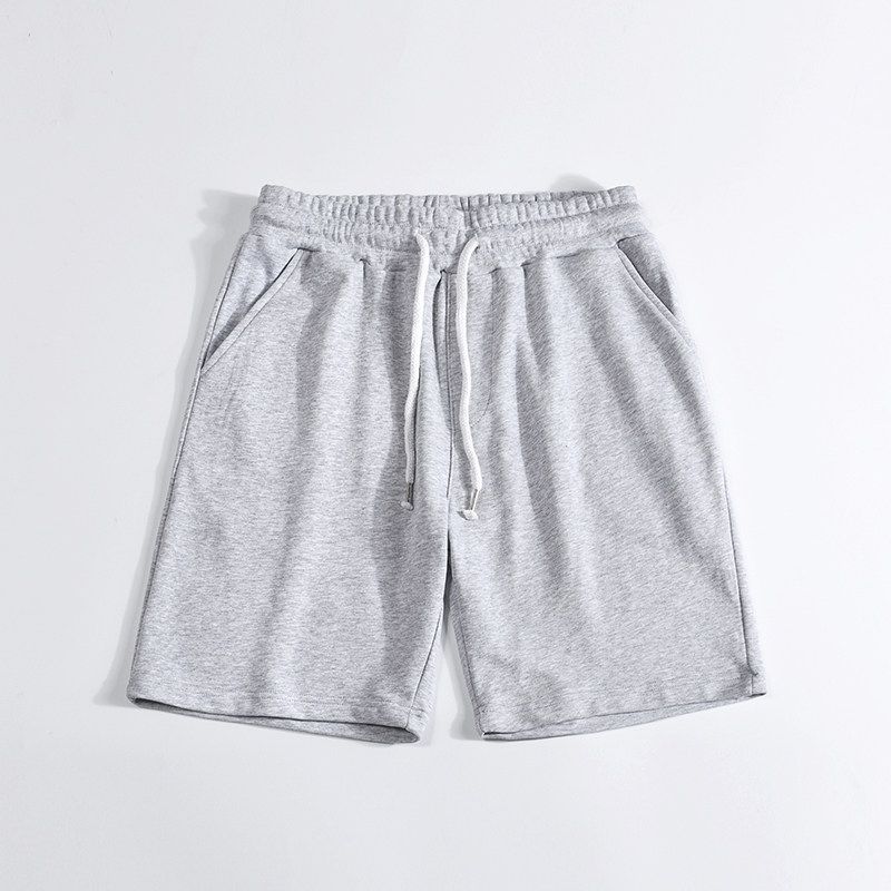 Export Balance Cargo with Logo Cut off Men Fashion Brands Casual Shorts Summer Sports Loose Half Length Middle Pants Terry Cotton Beach Pants