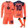 2526 Soccer Jersey Set, Long-Sleeve, Adult Training and Game Jersey #10 LAMIME YAMAL