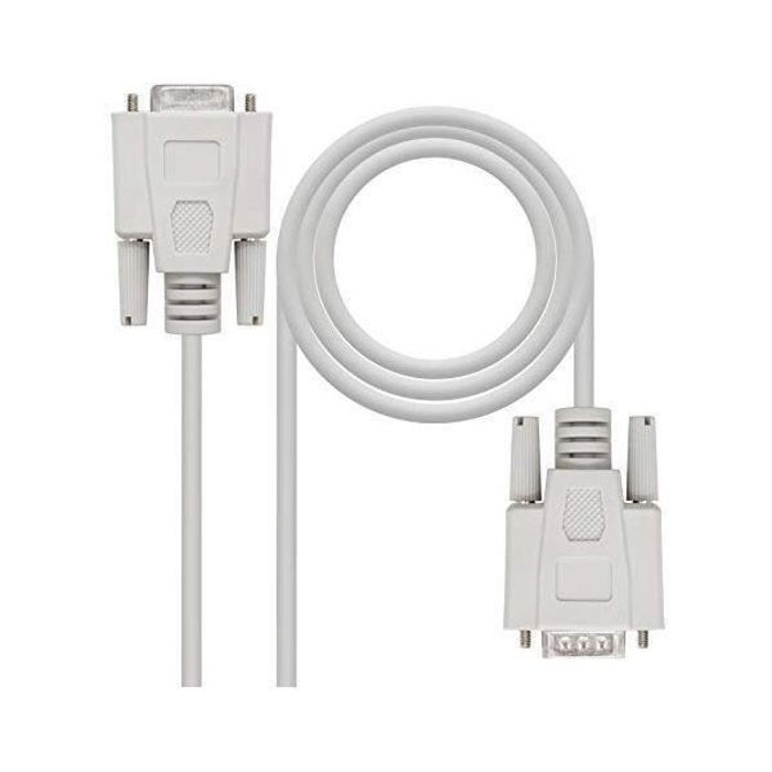 Câble NANOCABLE 10.14.0202 PUERTO SERIE DB9 RS232 1,8 M - - - NANOCABLE