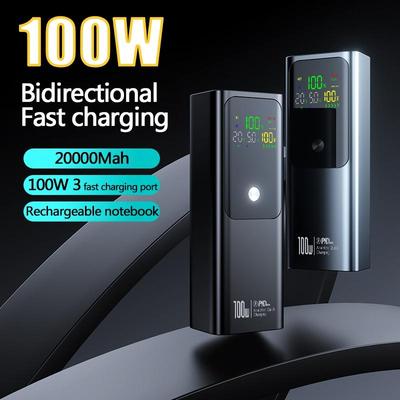 BANQUE D'ALIMENTATION POUR ORDINATEUR PORTABLE 100W 20000mAh Multi-port Charge Rapide 65W QC+PD Power Delivery