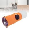 Cat Tunnel Oxford Cloth Steel Wire Interactive Kitten Tunnel Tube for Indoor Kitty Puppy