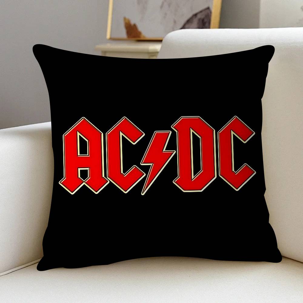 Musik Kunst A-ACDC Kissenbezug Dekokissen Sofa Heimdeko Hülle Kissenbezüge