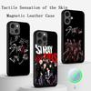 S-str-ay Coo kidEs Poster Design Phone Case For iPhone 16 15 14 13 12 11 Plus Pro Max High-end Luxury Magsafe Sheepskin