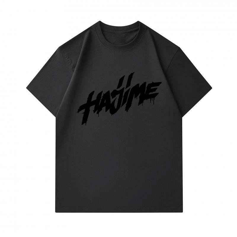 Men's 100% Cotton Crew Neck Short Sleeve T-Shirt, Casual Streetwear Stylish Brush Lettering Print Soft Breathable Summer Daily Casual Tee for Male