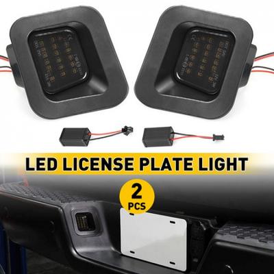 SMOKED LENS Rear LED License Plate Lights For Dodge Ram 2003-2018 1500 2500 3500