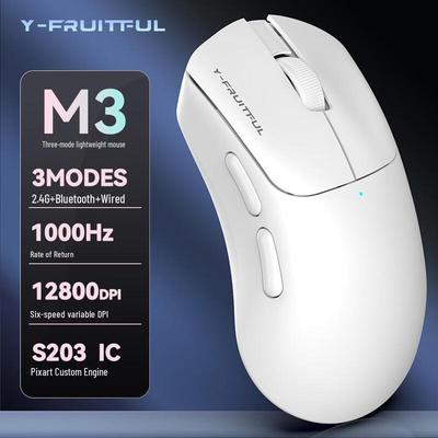 Y-FRUITFUL M3 Triple Mode Wireless Gaming Mouse