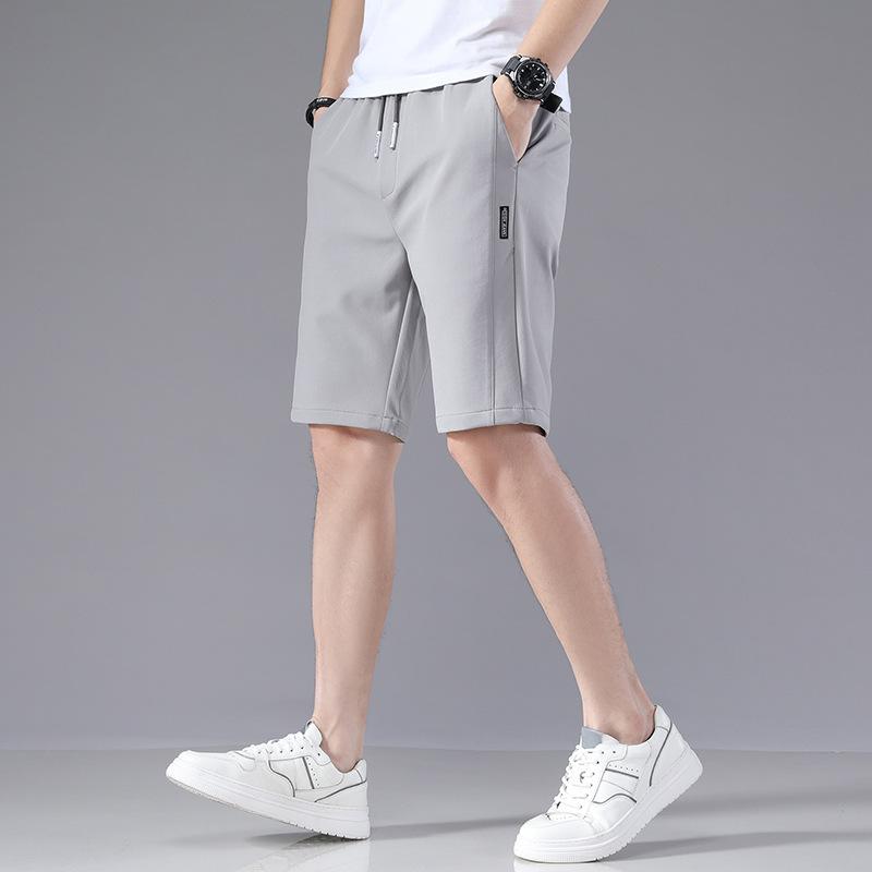 Pánské šortky Letní ležérní Pětipalcové šortky Volné Měkké Všestranné Pánské šortky Tenké Pánské kalhoty Na nošení Ledové hedvábí