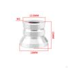 2 Pieces Bicycle Hub Nut Bike Axle Nuts Non Slip Spare Part Quick Release Lever