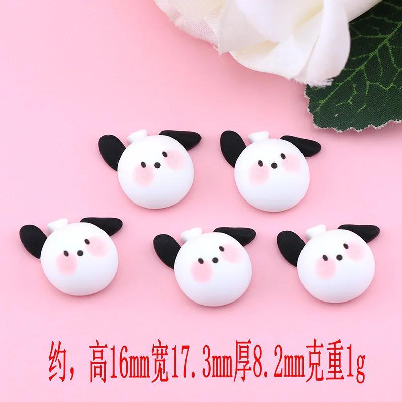 

20 Pieces Of Animation Small Dog Cute Animal Series Resin Handmade Diy Jewelry Gift For Kidss Hair Clip Accessories