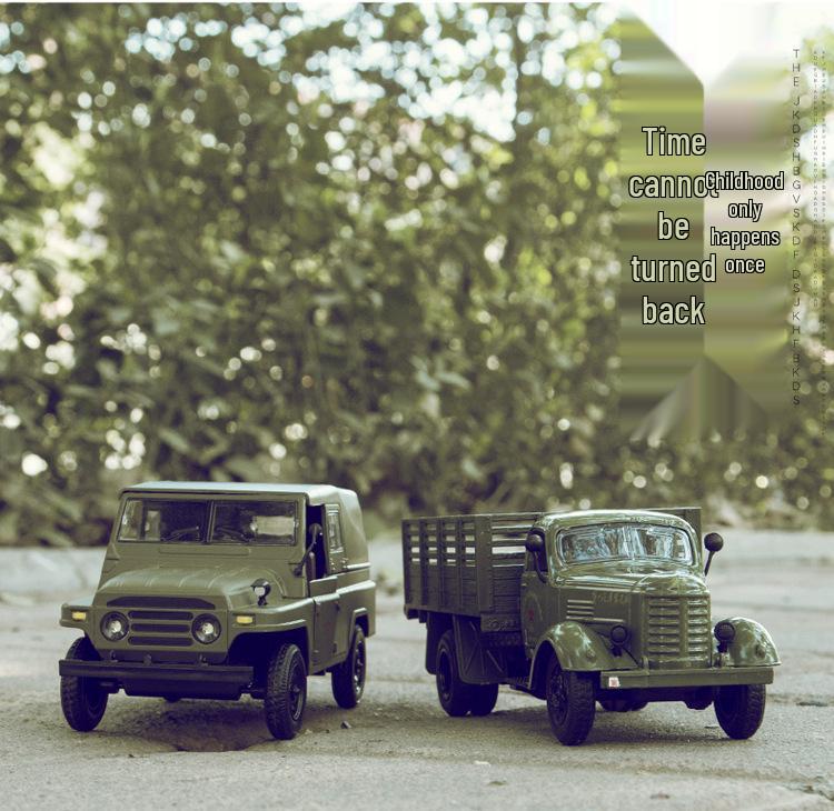Shenghui 1:36 Jiefang Truck Alloy Model Pull-Back Toy with Sound & Light (Boxed).