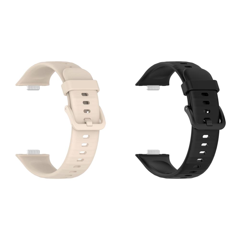 

Силиконовый ремешок, дышащий, сменный браслет для Huawei Watch Fit 3 (слоновая кость)
