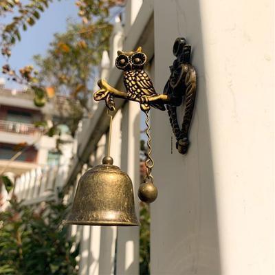 Kleine Retro Dekorative Türklingel Windspiel Ladenbesitzerglocke Türklopfer für Lagerraum Garten Veranda Vordereingang Heimdekor