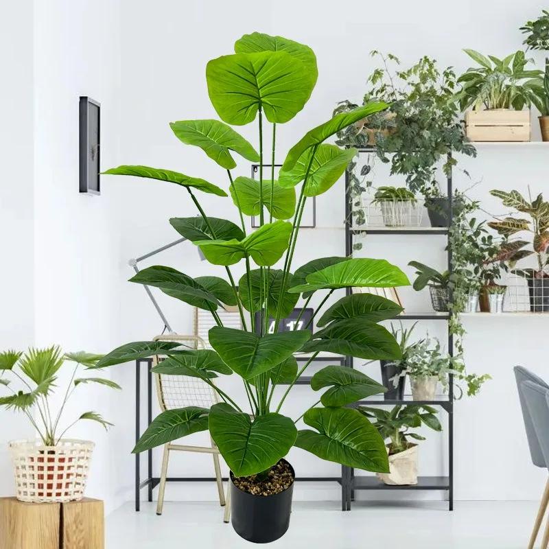 A Top Quality 115cm Giant Artificial Plants Tree Realistic Full Lush Greenery Indoor Outdoor All-Season Decor for Home Office