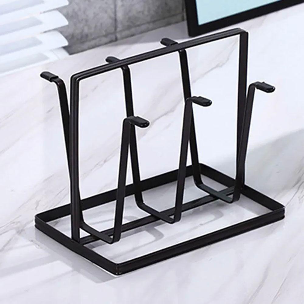 1Pcs Silicone Protective Hooks Glass Cup Drying Shelf Bottles Organizer  for Kitchen Cup Storage