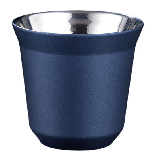 86ml Dvouvrstvý účinný šálek na kávu z nerezové oceli Praktický tepelně odolný šálek na vodu Home