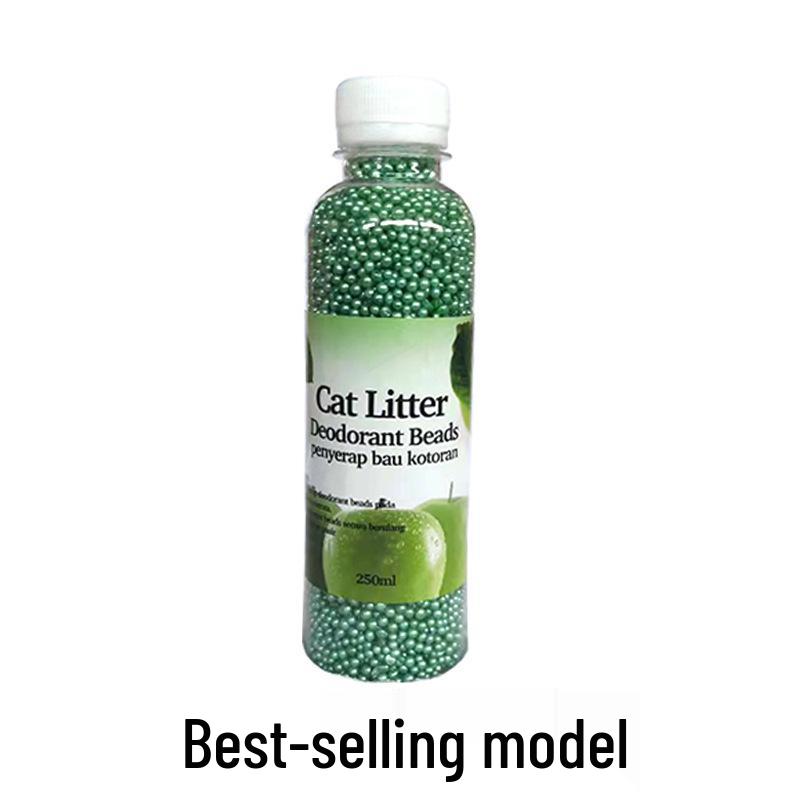 Tiergeruchsneutralisierende Perlen für Katzentoilette - Staubfreie, spülbare Geruchsentfernungs-Pellets