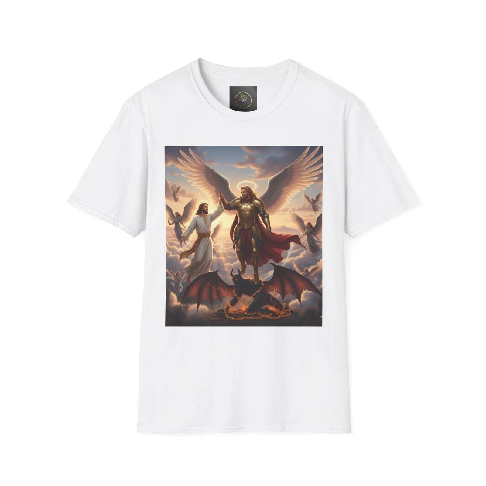 

Angel and Devil Unisex Softstyle T-Shirt | Spiritual Tee, Gift, Casual [...] 2XL
