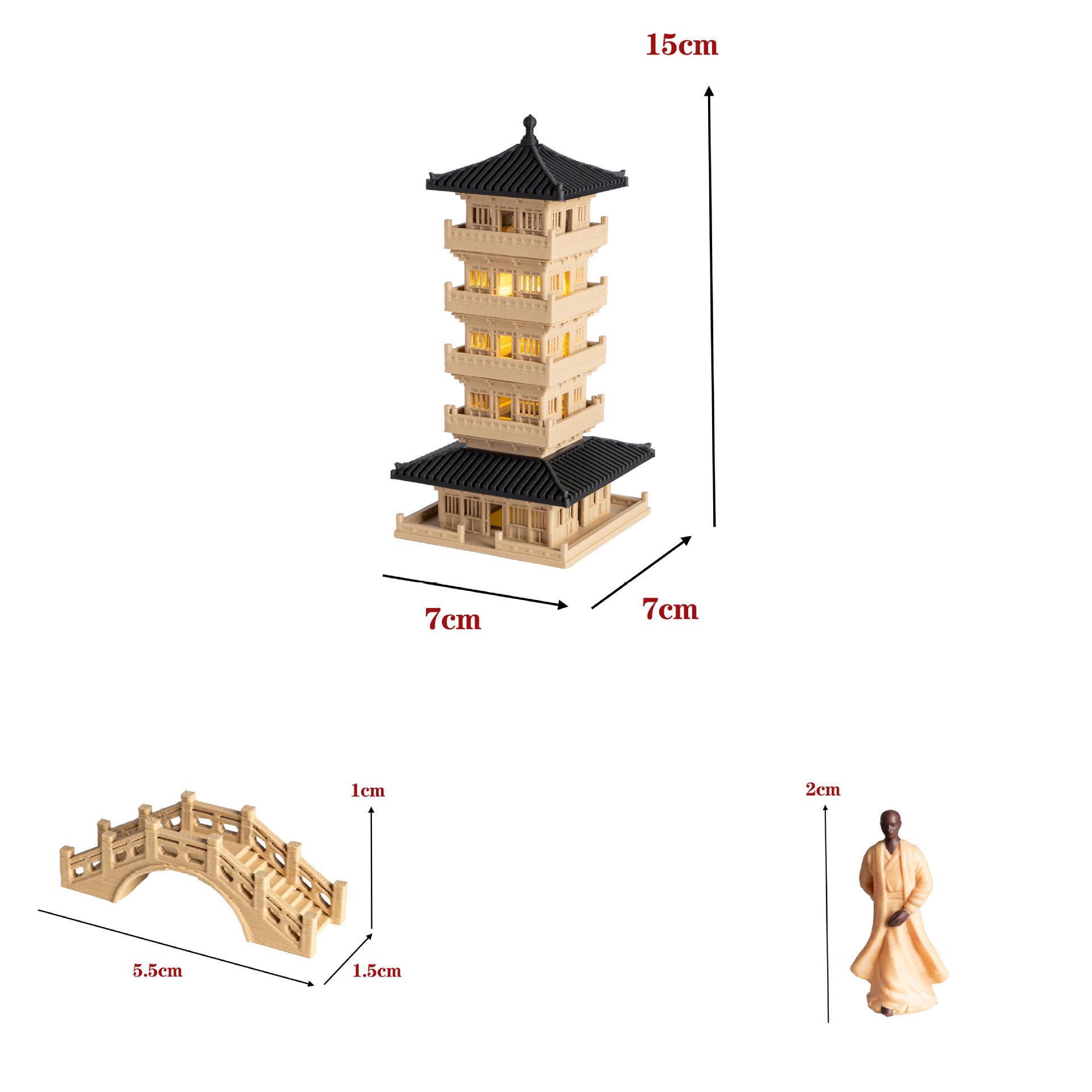 Chinese Ancient Pavilion Micro Landscape Ornament – Suzhou Garden Design