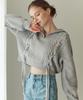 ZEROSTREET [7 Colors] Ribbon Zip-Up Sweater