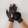 Cool Stretch Sunscreen Driving Mittens Open/Half Fingers Sun Protection Anti-Slip Fishing Gloves