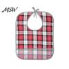 Adaptive Clothing for Seniors Double-sided Waterproof Adult Bib, with Adjustable Neck Strap, Wide Reusable Bibs Eating Crumb Catcher Large Washable