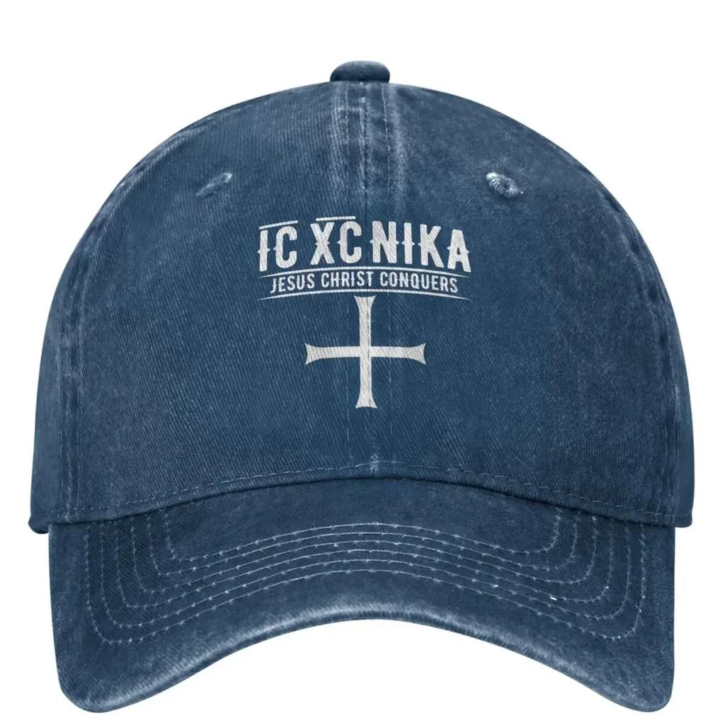 IC XC NIKA JESUS CHRIST CONQUERS Baseball Cap Y2k Retro Couple WoWoUnisex Hip Hop Dad Hats Sunscreen Tennis Skate Baseball Caps Gift