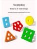 Geometric Shape Column Set - Early Learning Toy for Color, Shape & Size Recognition