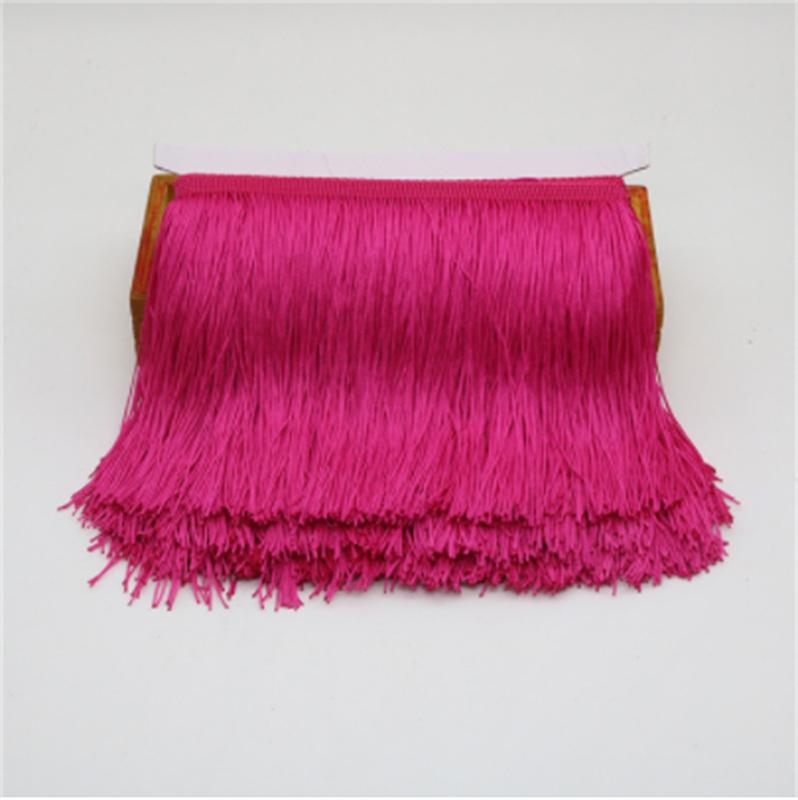 

1 yards Long Fringe Lace Tassel Polyester Lace Trim Ribbon Latin dance skirt curtain fringes for sewing DIY Accessories tassle 10cm