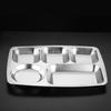 ARKIE 304 Stainless Steel Divided Dinner Plate