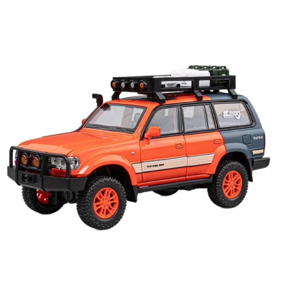 1/24 Toyota Land Cruiser LC80 Alloy Car Model Diecast Metal Car Model Children's Toys Vehicle Toy Models Games Child Games Child