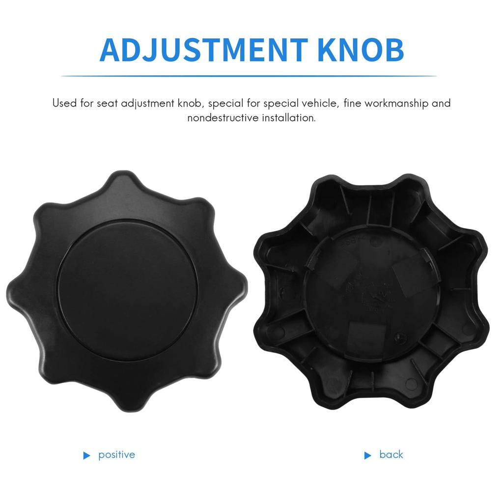 Klaxib 2pcs Black Adjustment Knobs for Golf 4 B5 1J0 881 671 F