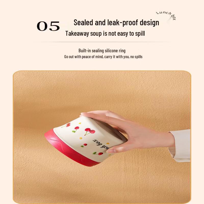 ZISIZ Insulated Lunch Box with Handle