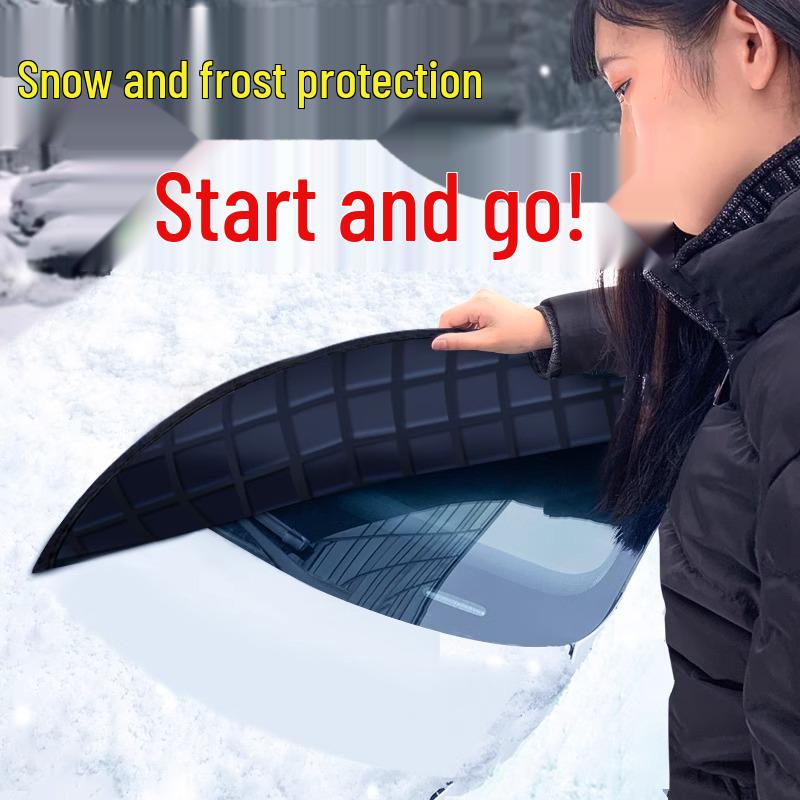 Winter Car Windshield Snow Cover - Anti-Freeze, Anti-Frost, Thickened Protection