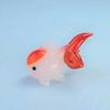 Fourcart Cute Handmade Glass Crafts [Bubble Goldfish Small] x 6-Piece Set