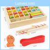 Wooden Educational Fishing Game With Magnetic Fish Learning Puzzle For Kids